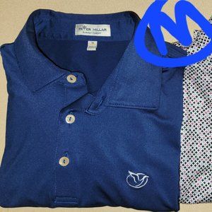 Peter Millar Summer Comfort polo shirts Men's size M Reynolds Lake Oconee
